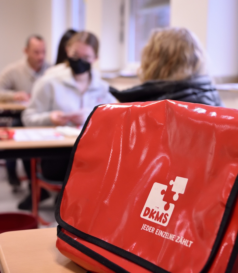 DKMSSchulaktion Gesamtschule, Laurentianum und Mariengymnasium helfen