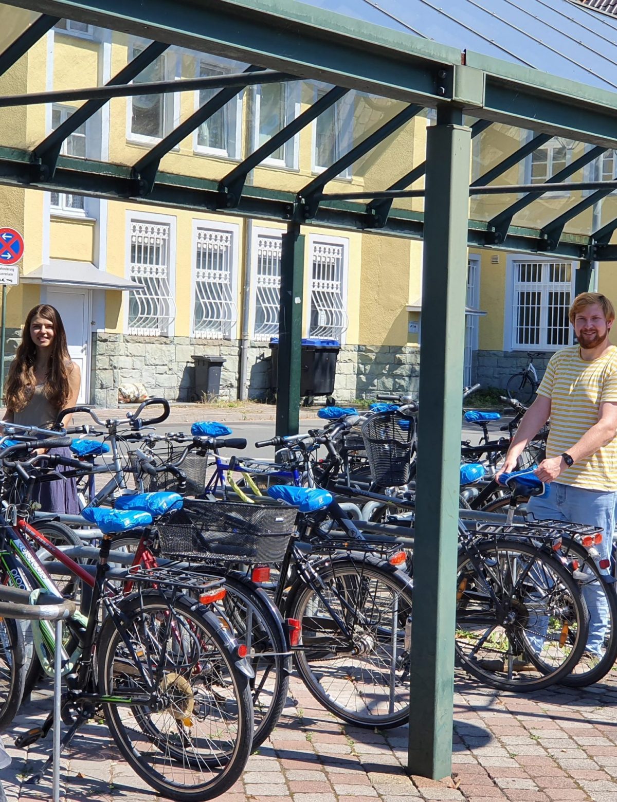Werbeaktion für das Stadtradeln in Ahlen