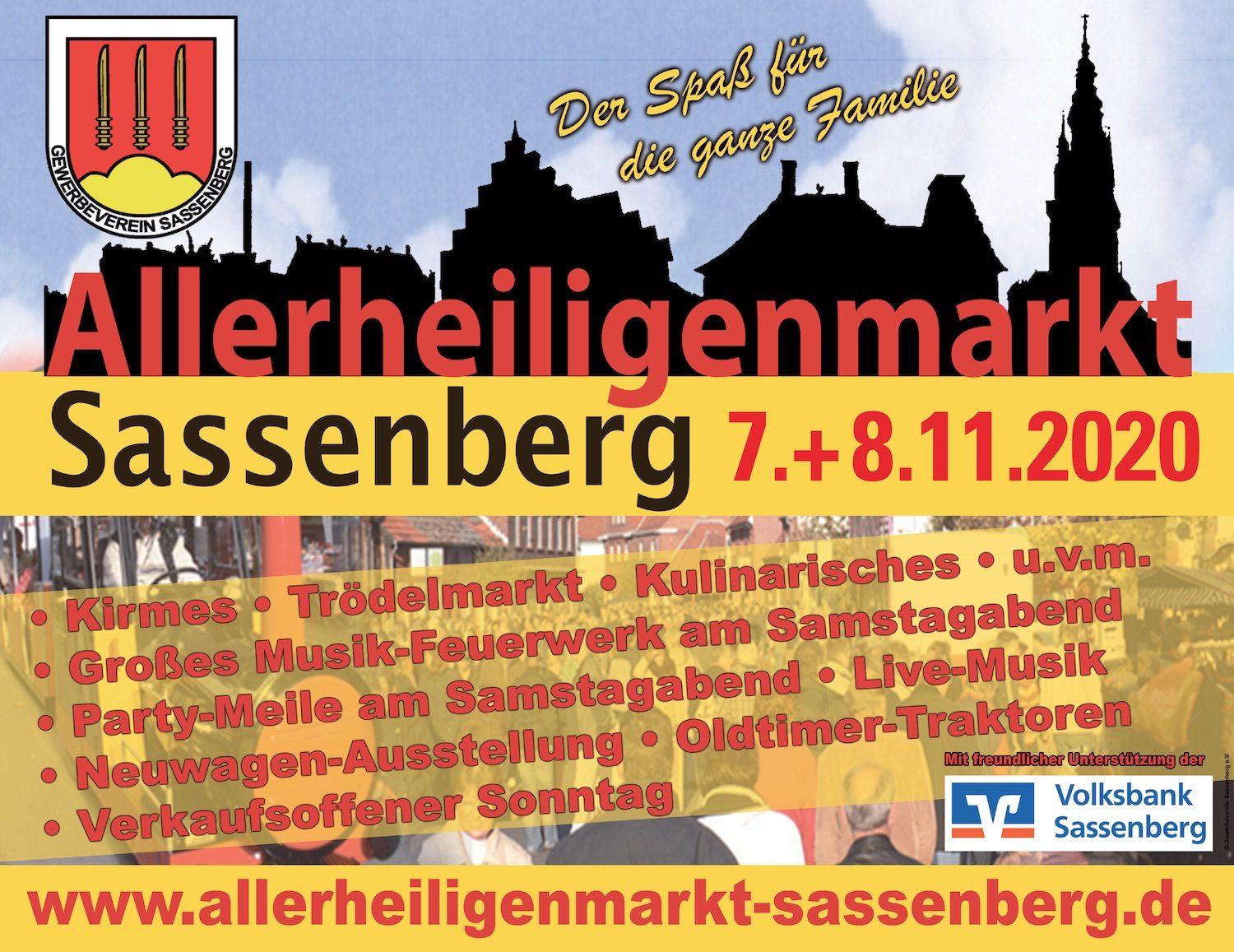 Absage Allerheiligenmarkt Sassenberg 2020