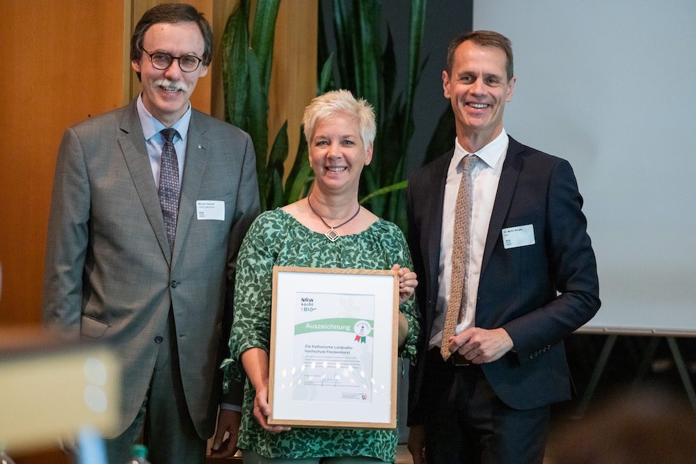 LVHS Freckenhorst vom Landschaftsministerium als „Bio-Leuchtturm NRW“ ausgezeichnet