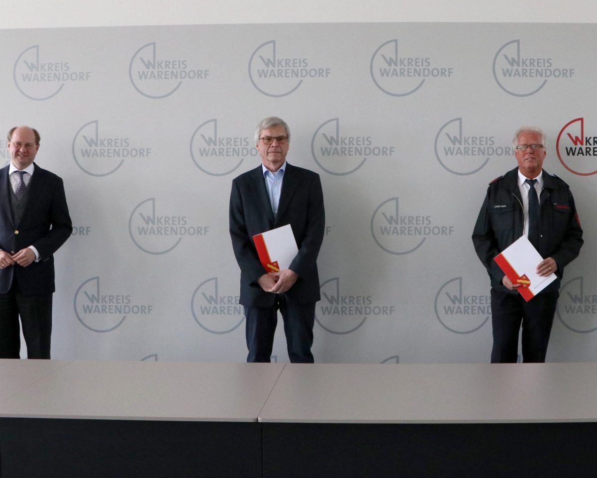 Reinhold Haverkemper und Ulrich Westphal feiern 40-jähriges Dienstjubiläum