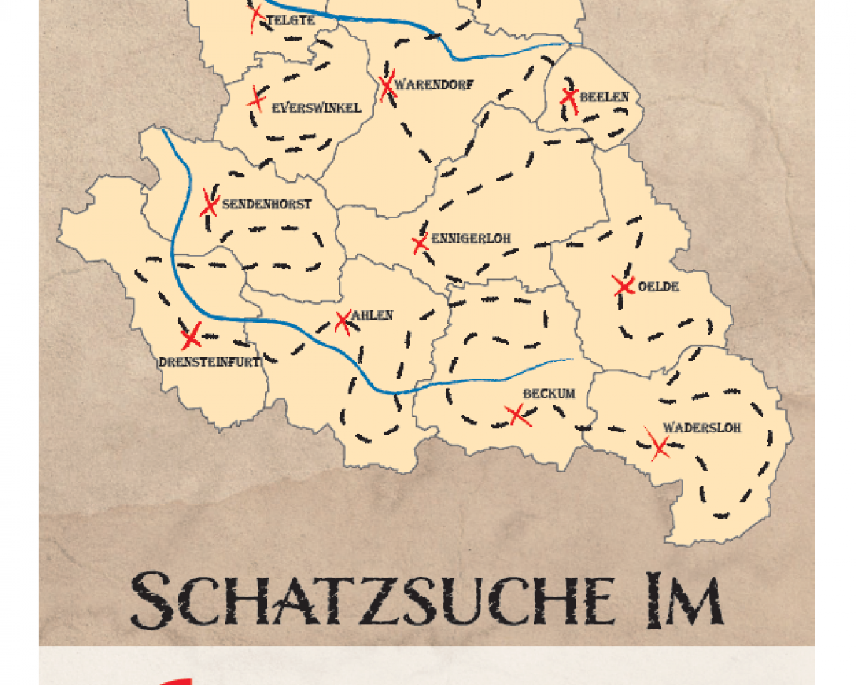 Schatzsuche 2022 lädt zum Entdecken von Naherholungszielen im Kreisgebiet ein