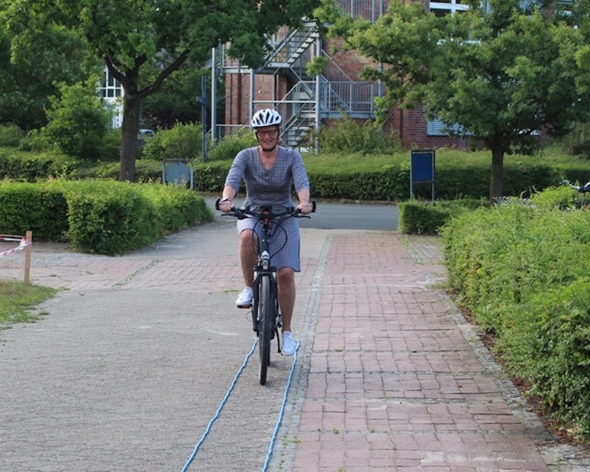 Pedelec-Training von Verkehrswacht und Polizei am 12. August