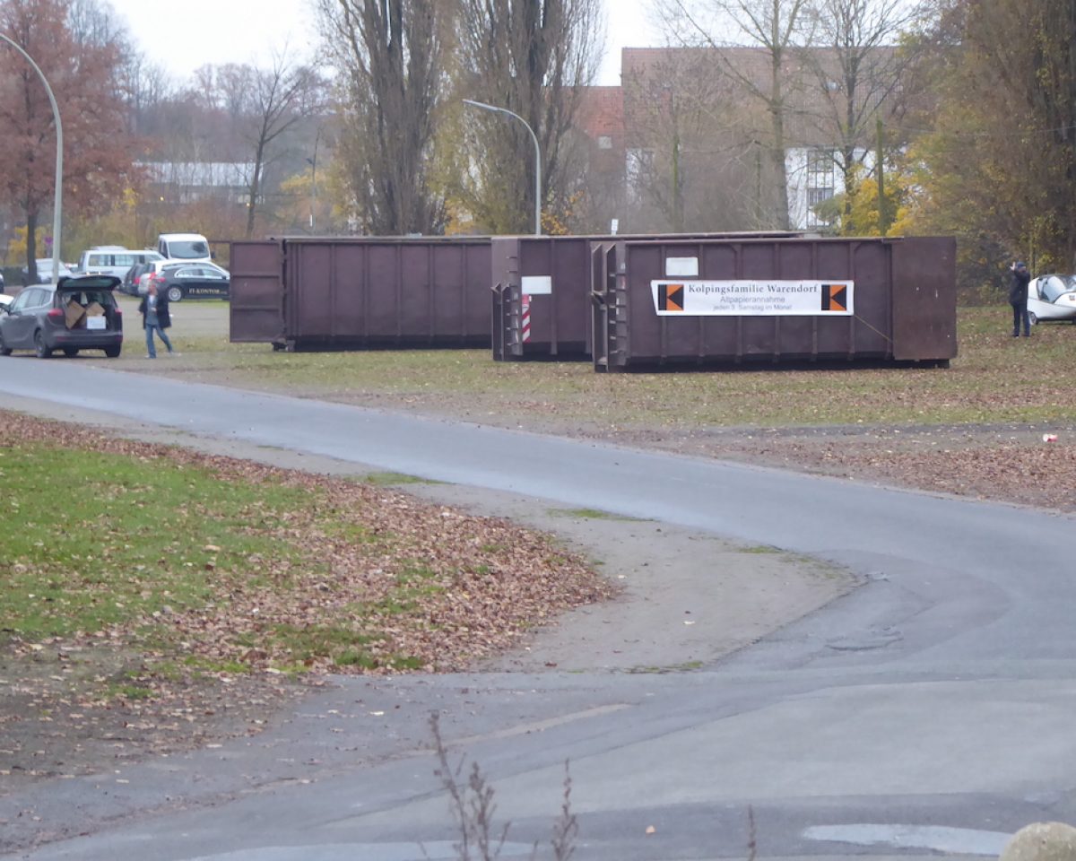 Altpapiersammlung in Warendorf: Ersatzangebote für abgezogene Depotcontainer