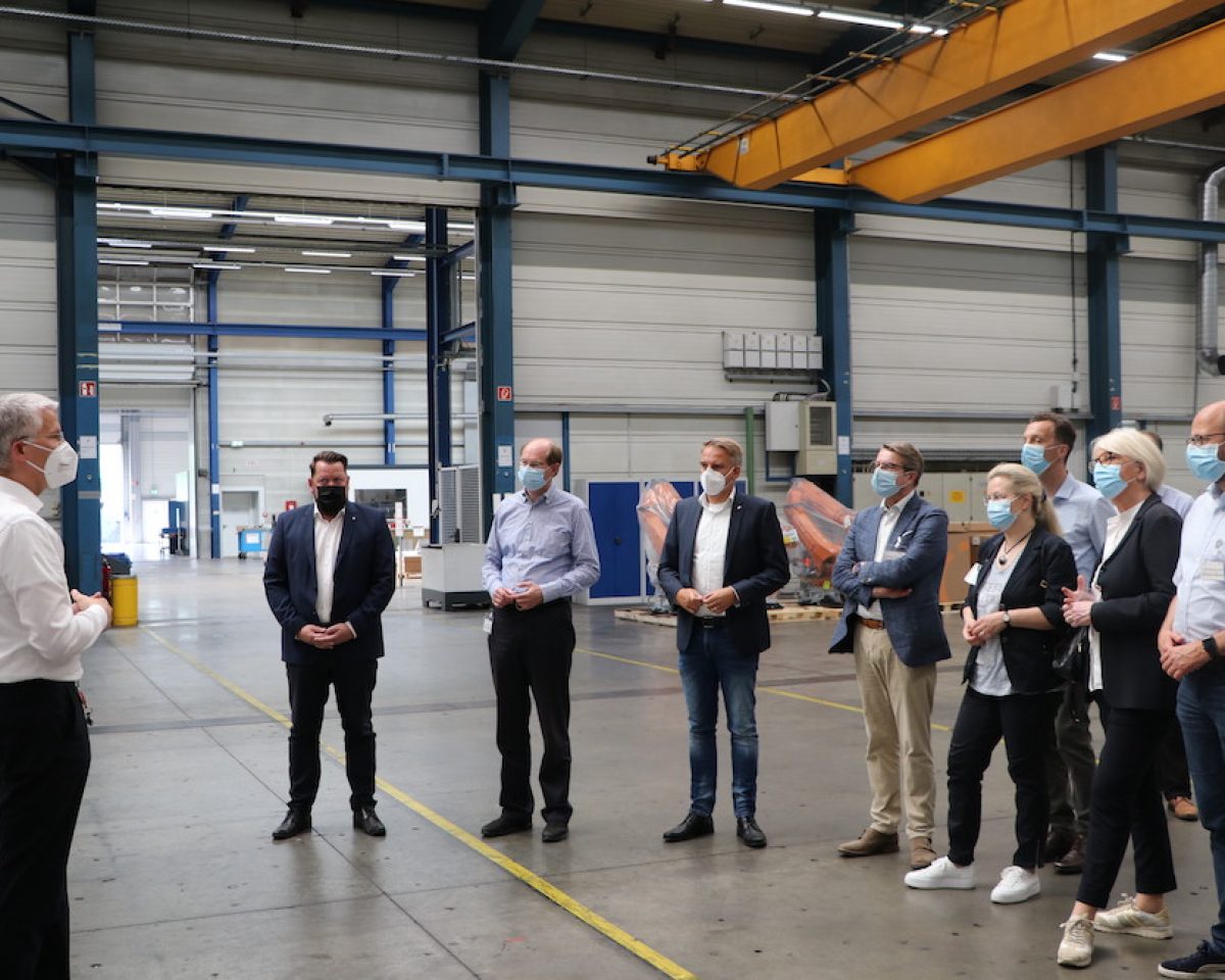 Landratsradtour in Beelen: Pflege, Roboter und Heimatgefühl