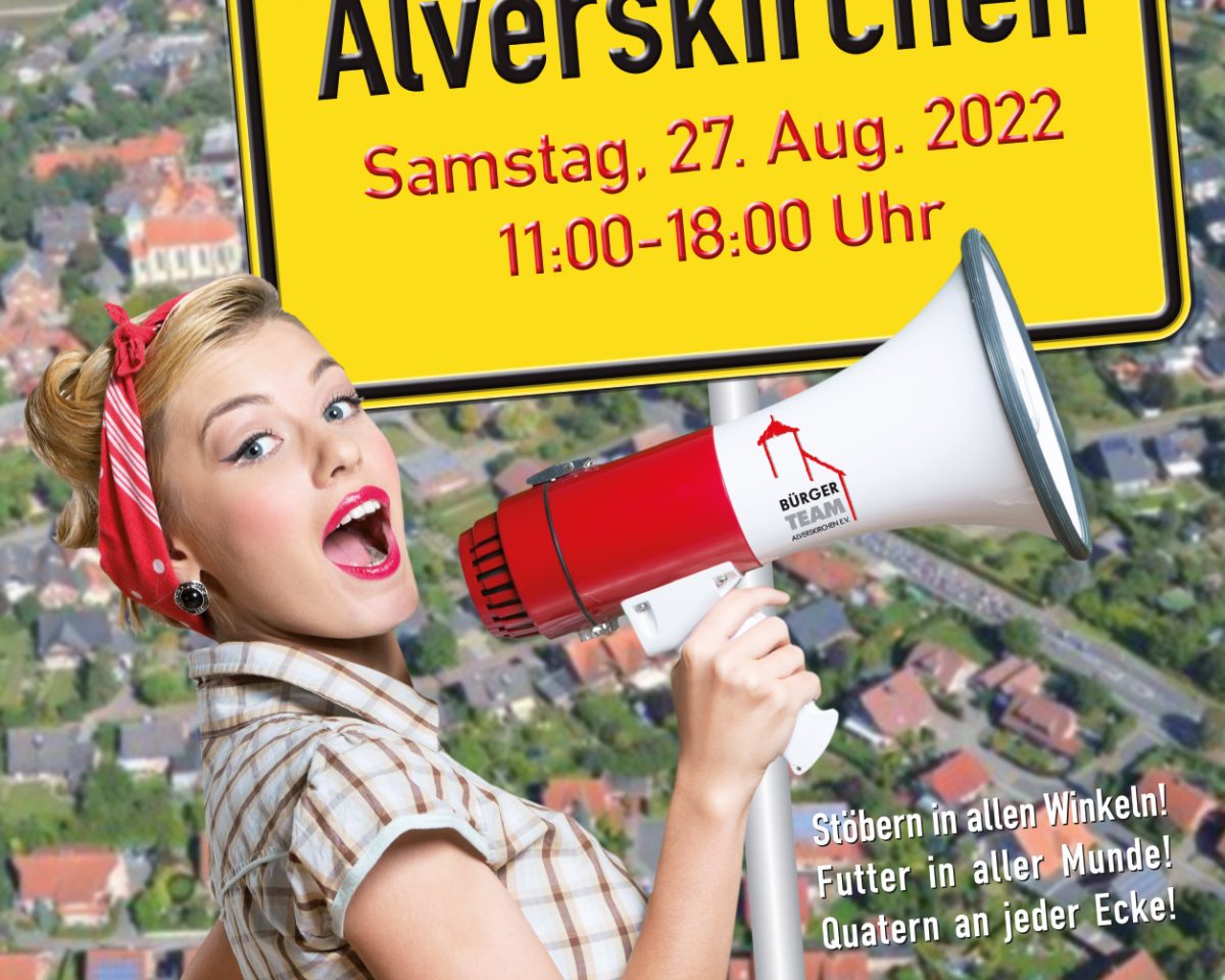 Alverskirchener Garagen-Flohmarkt am 27. August