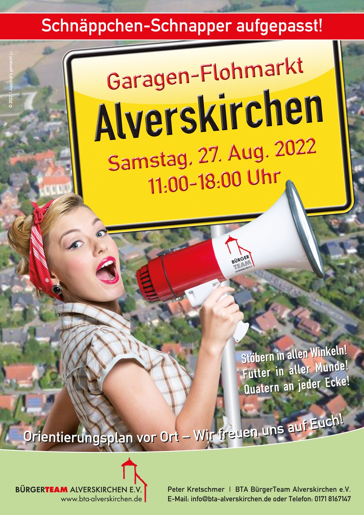 Alverskirchener Garagen-Flohmarkt am 27. August