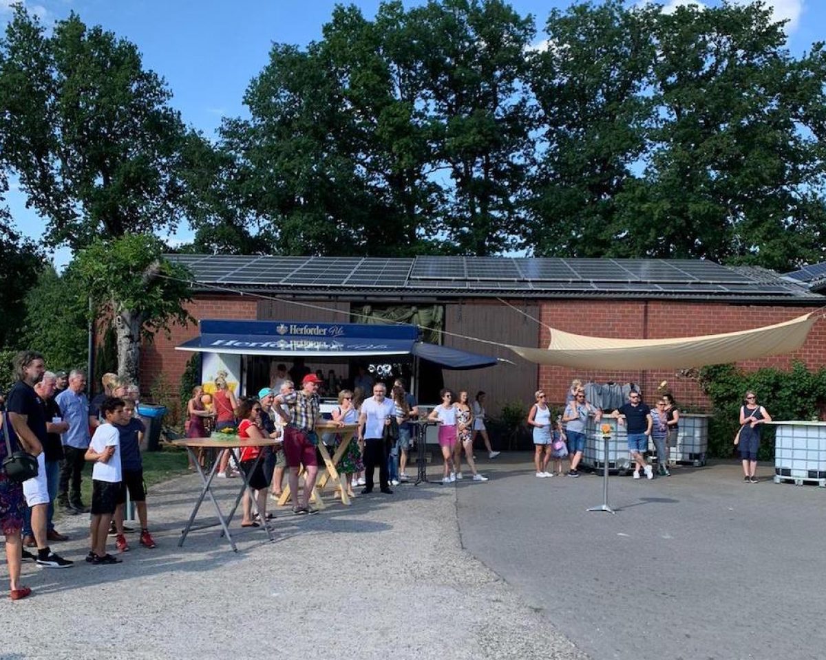 RFV Warendorf: Sommerfest bei Sommerwetter auf dem Gelände des neuen Standorts