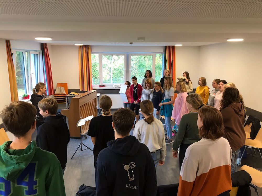 Chorworkshop des Freckenhorster Kinder- und Jugendchores im Dachtheater