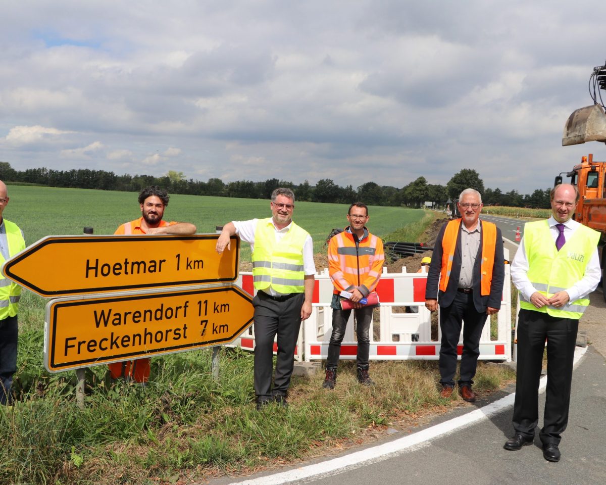Grünes Licht für die Ampel / Kreuzung an der L 547 wird deutlich sicherer