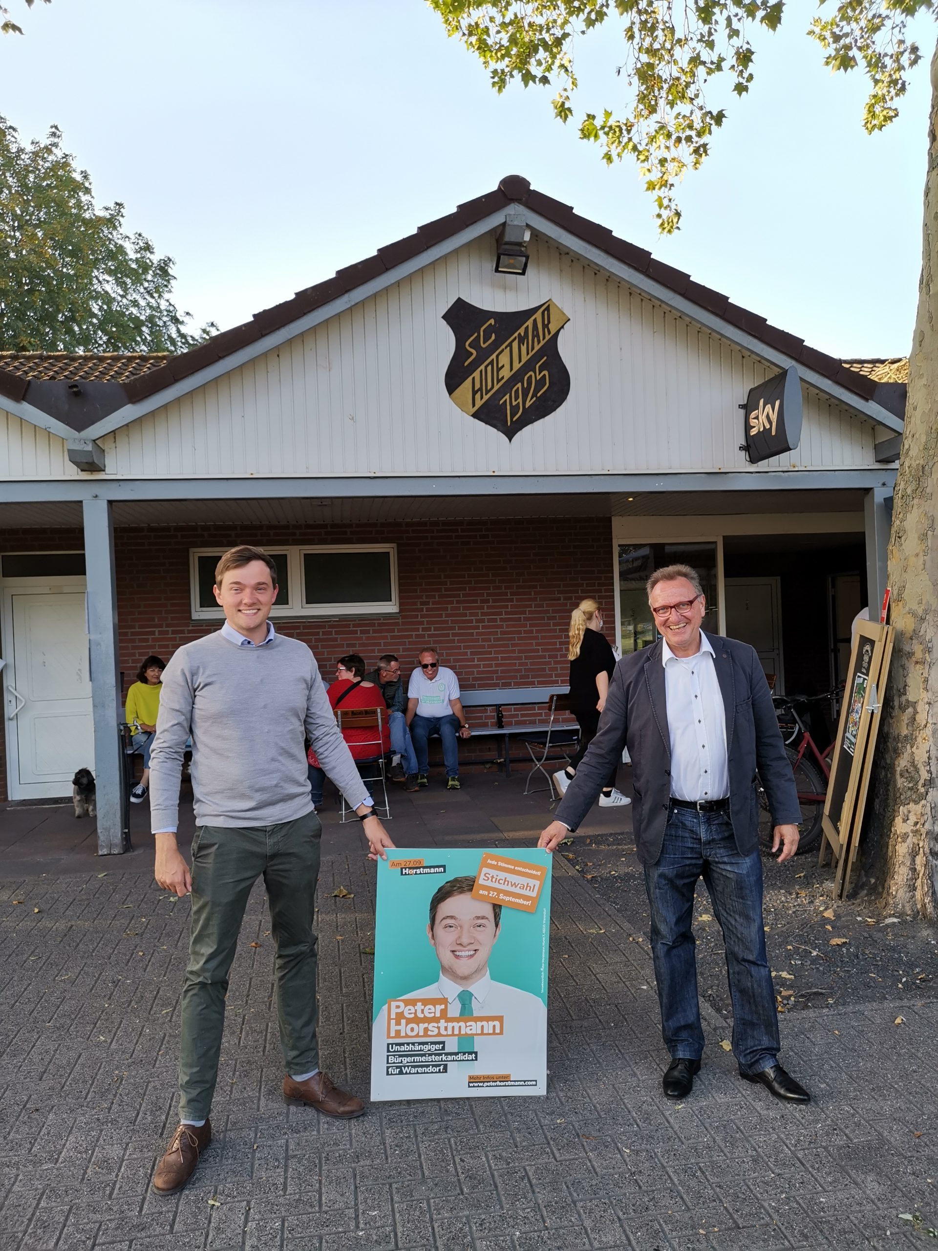 Gemeinsames Bürgergespräch in Hoetmar: Huerkamp unterstützt Horstmann