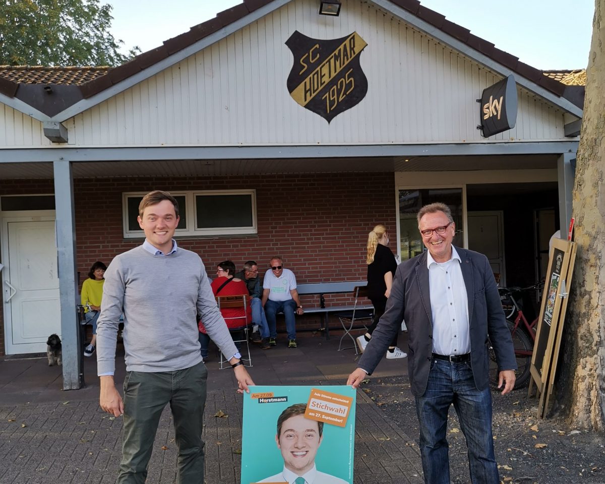 Gemeinsames Bürgergespräch in Hoetmar: Huerkamp unterstützt Horstmann