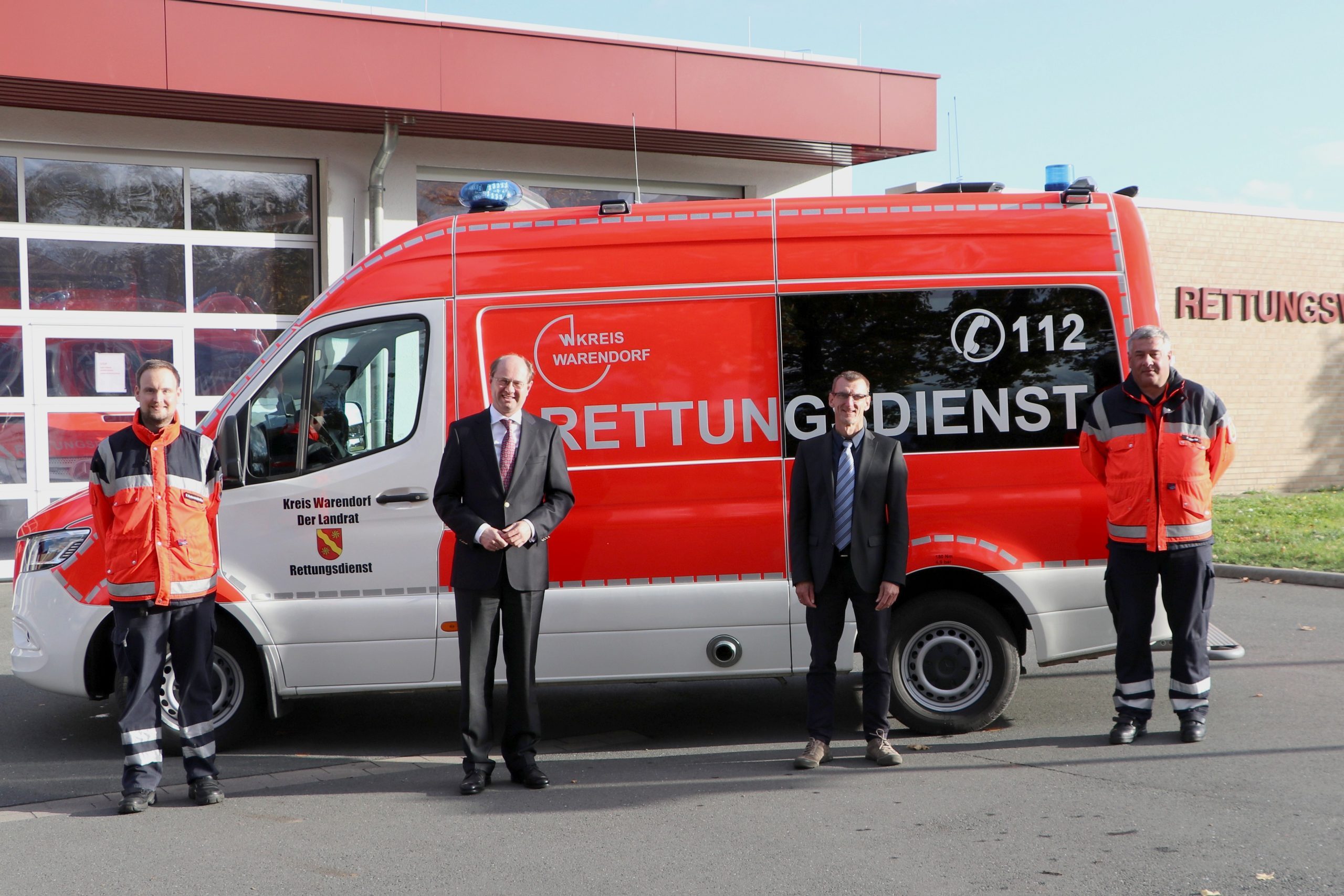Neuer Krankentransportwagen für die Rettungswache Telgte