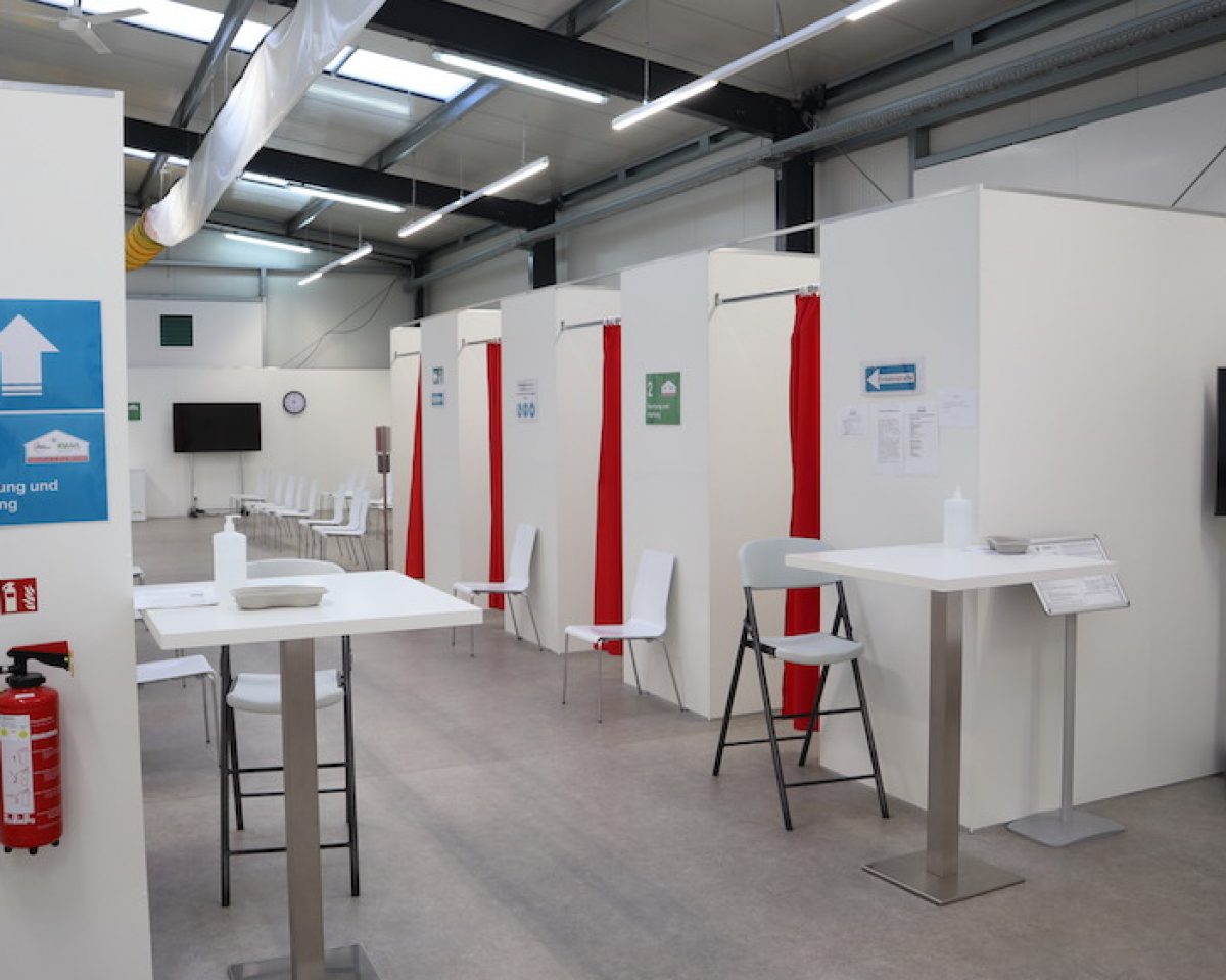 Impfzentrum am Samstag geöffnet