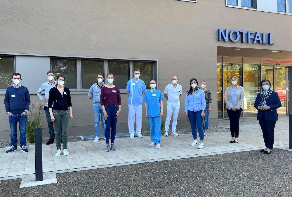 Medizinstudierende besichtigten die neue Zentrale Notaufnahme im Josephs-Hospital Warendorf