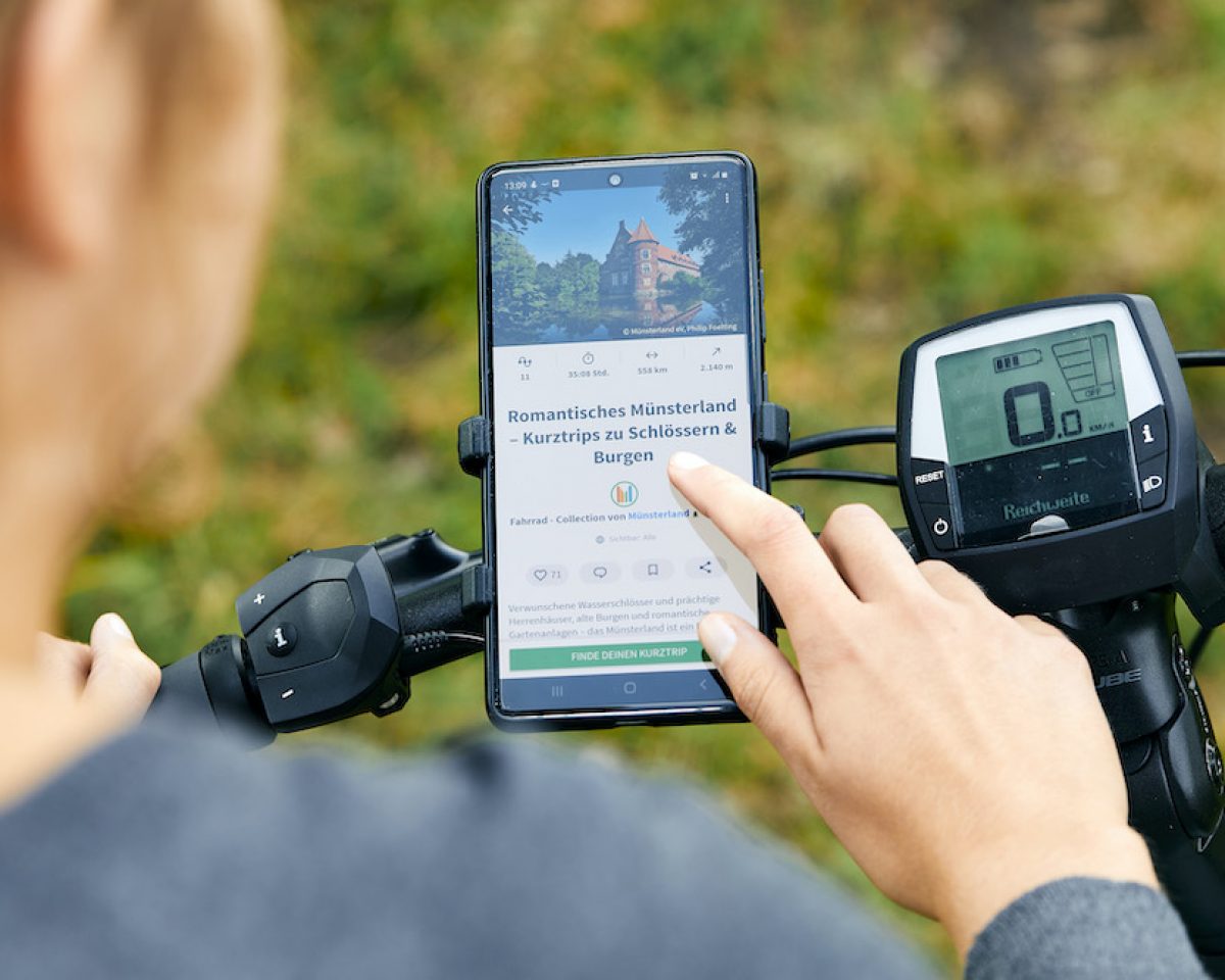Fahrradtouren digital verfügbar machen: Münsterland mit 140 Routen bei komoot vertreten