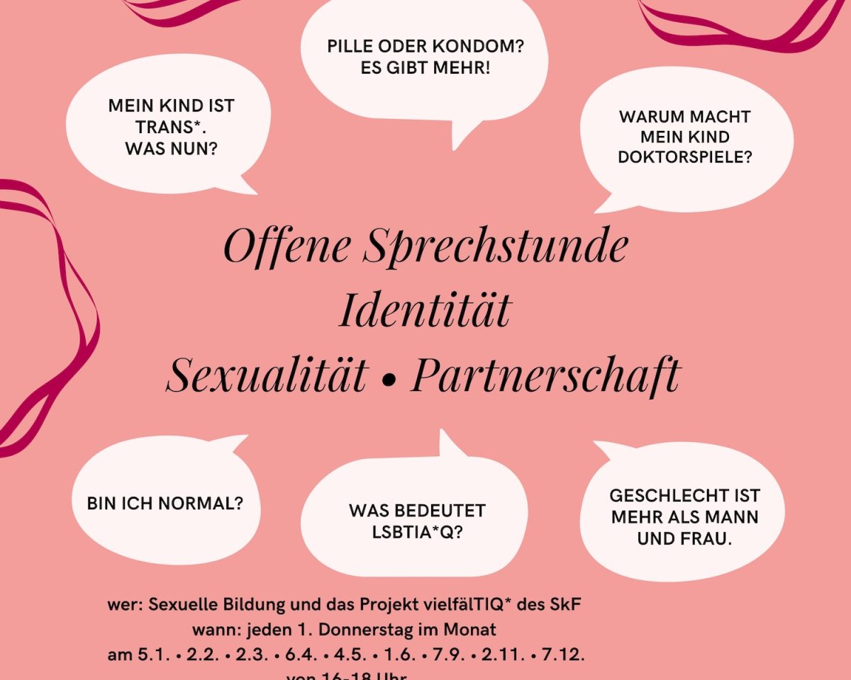 Neue Offene Sprechstunde zum Thema Identität, Sexualität und Partnerschaft in der Stadtbücherei Warendorf