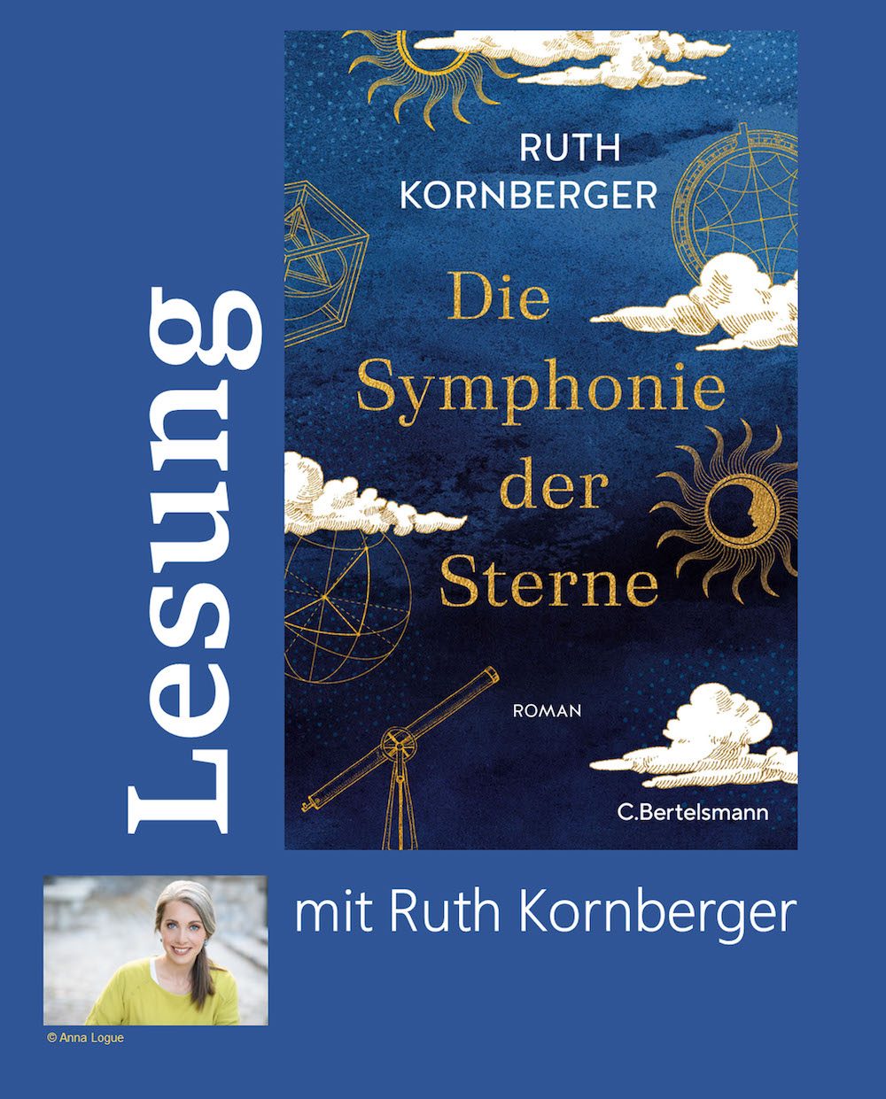 Lesung mit der Autorin Ruth Kornberger: Die Symphonie der Sterne