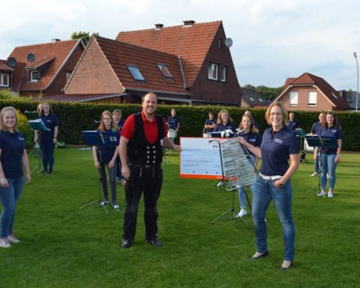 Spende für den Spielmannszug Sassenberg