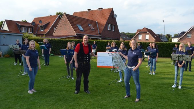 Spende für den Spielmannszug Sassenberg