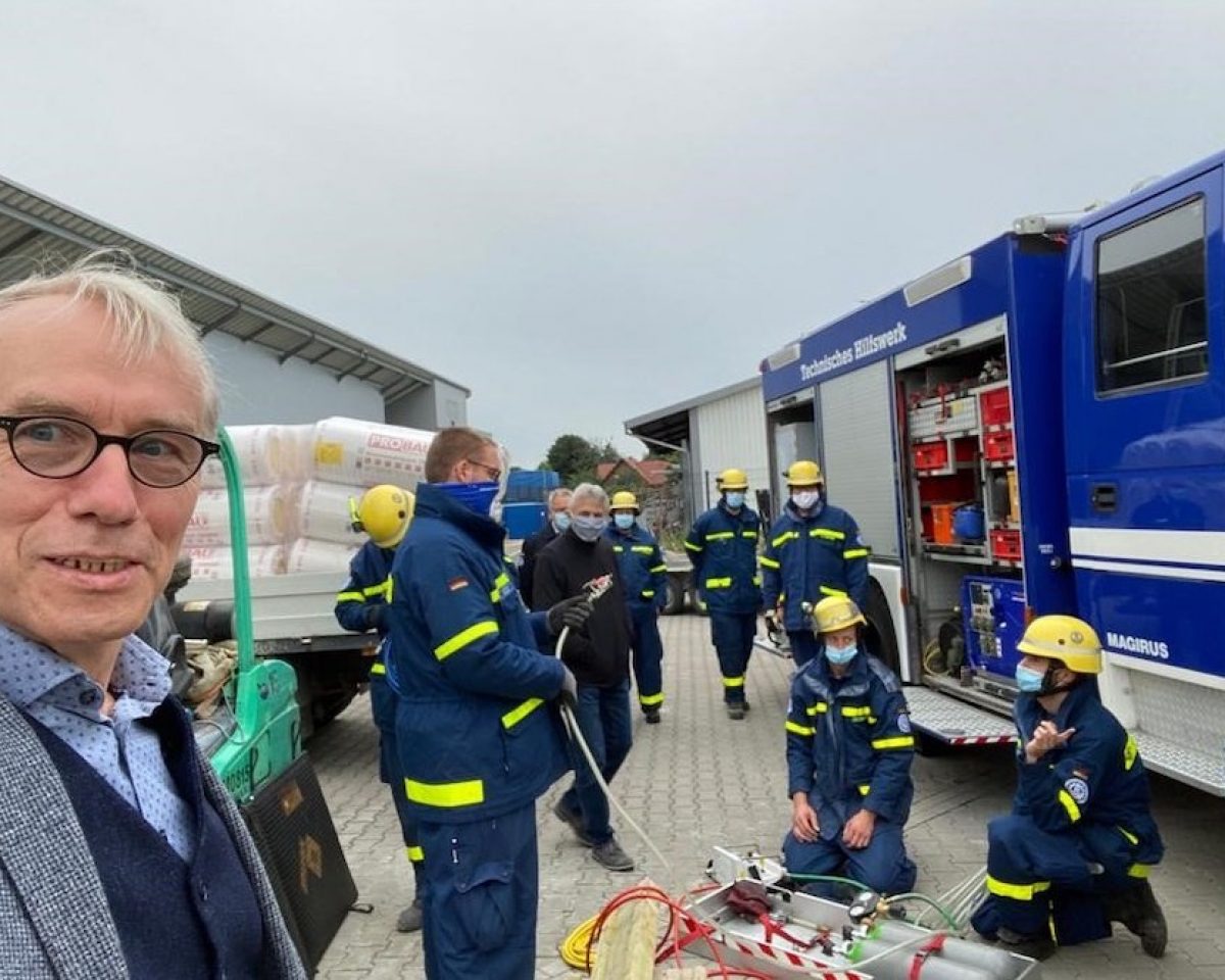 Krisen, Klimafolgen, Katastrophenschutz: Präsident der THW-Bundesvereinigung im Kreis Warendorf