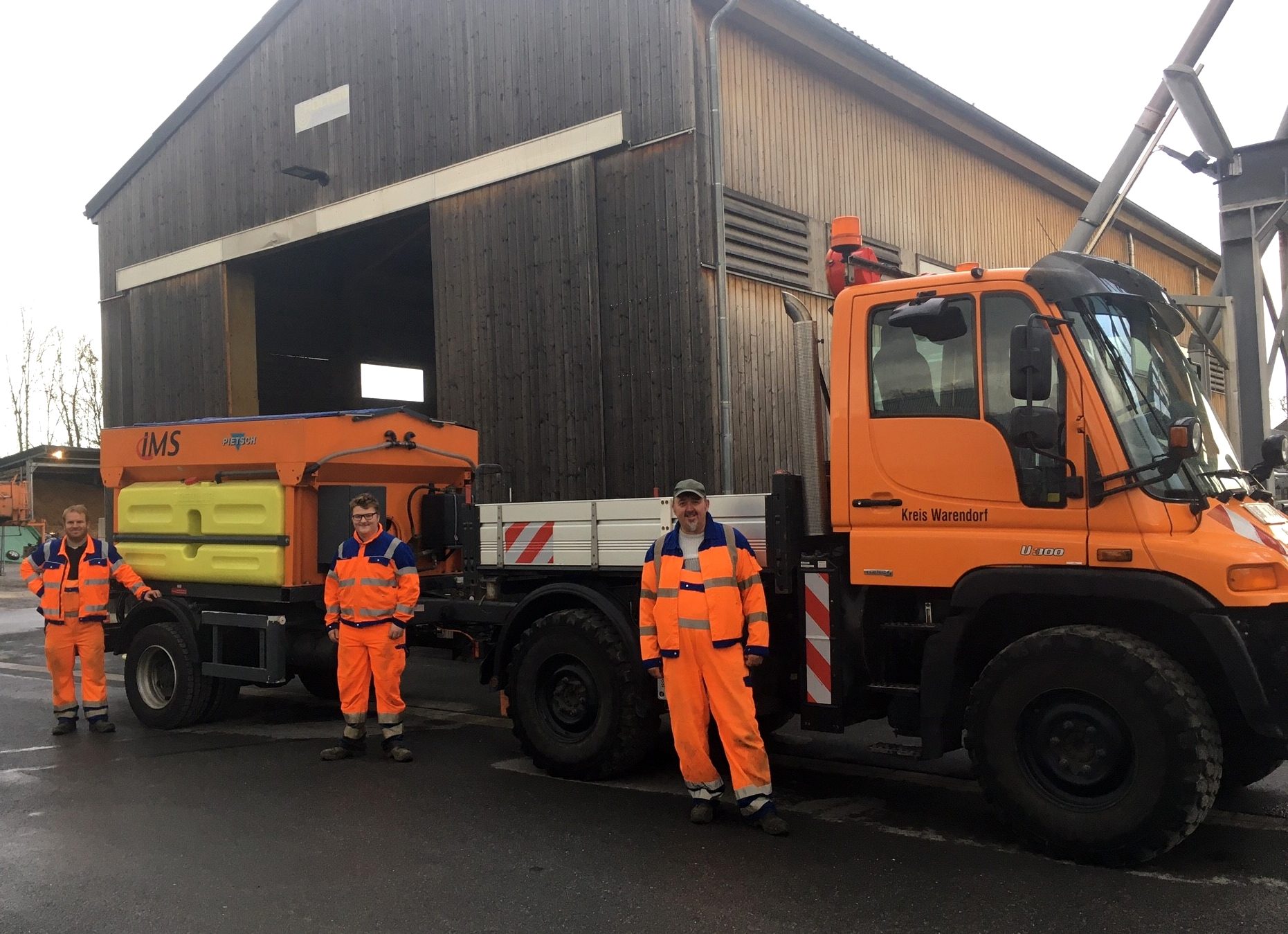 Straßenwärter des Kreises für den Winter gewappnet