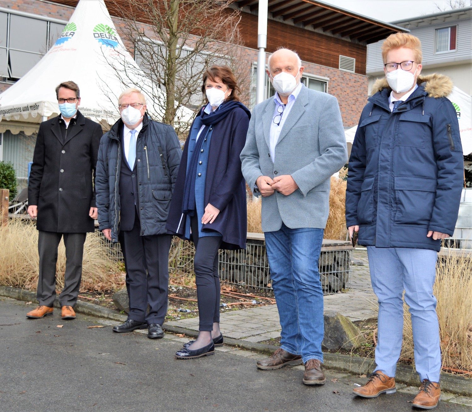 Arbeiten für die Menschen im Kreis  –  Reinhold Sendker besucht DEULA in Warendorf