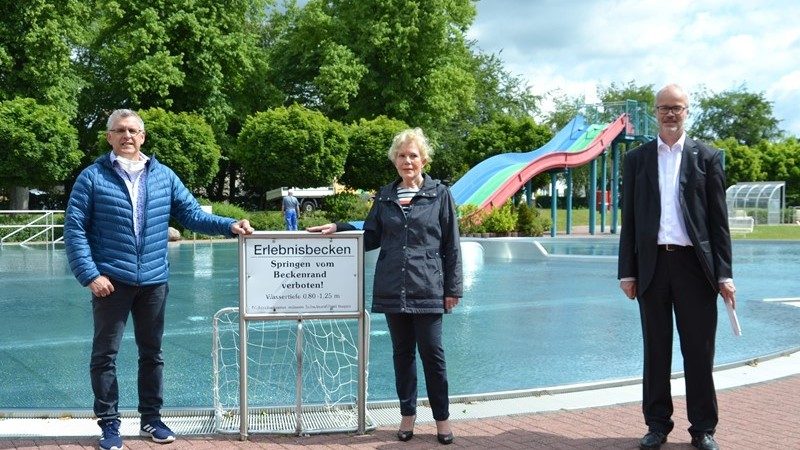 „Anbaden“ ab Mittwoch – Ahlener Freibad startet in eine besondere Saison