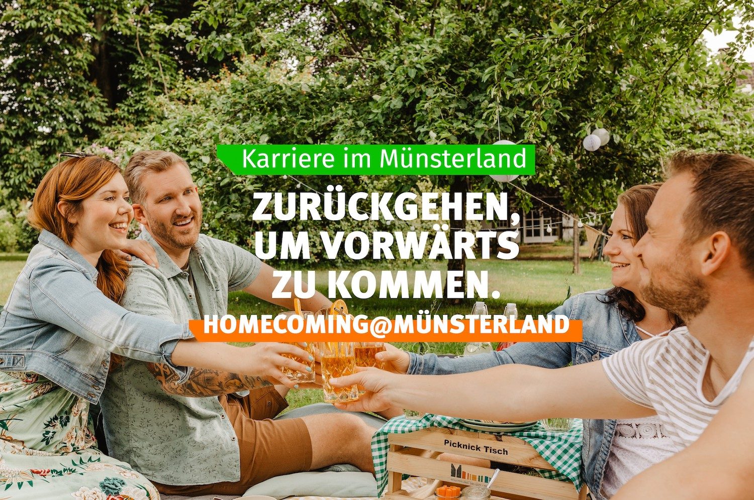 Zurückgehen, um vorwärts zu kommen: Kampagne lockt Rückkehrer als Fachkräfte zurück ins Münsterland