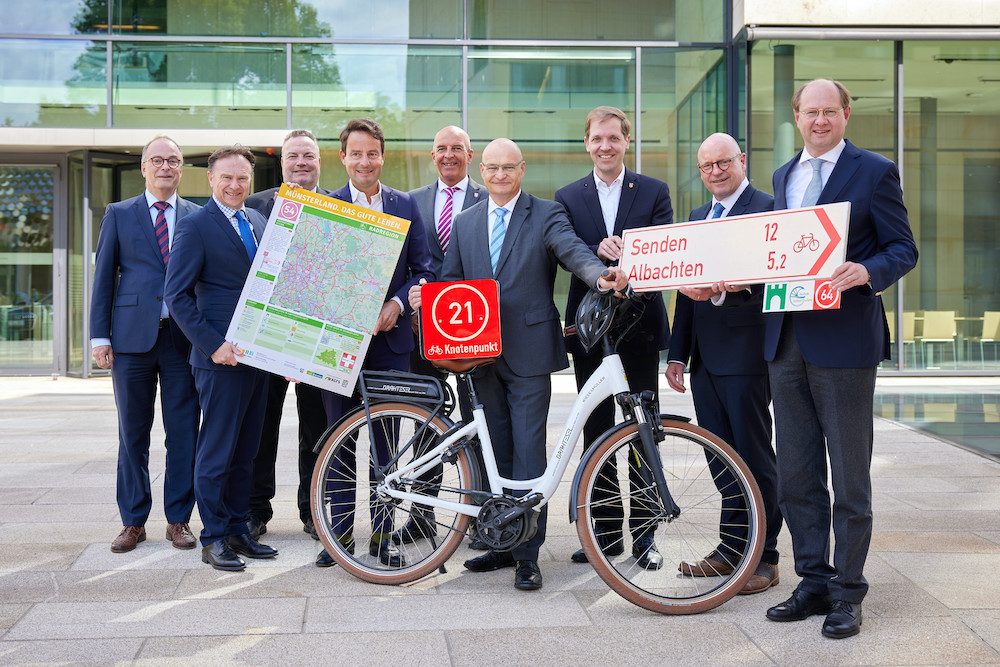 Radtouren leicht gemacht: Knotenpunktsystem fürs gesamte Münsterland geht an den Start