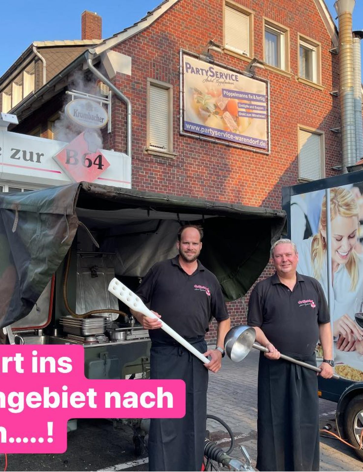 Partyservice Pöppelmann verpflegt Flutopfer in Hagen!