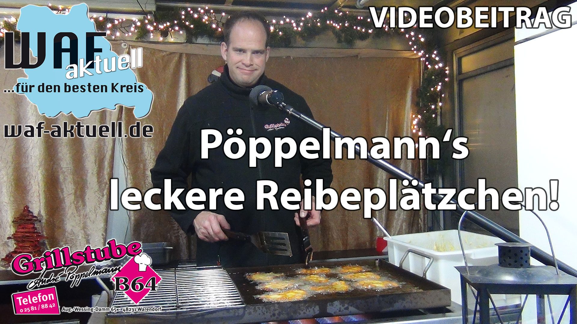 Pöppelmann’s leckere Reibekuchen im Advent – Videobeitrag